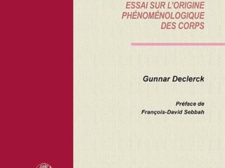 RÉSISTANCE ET TANGIBILITÉ<br>ESSAI SUR L’ORIGINE PHÉNOMÉNOLOGIQUE DES CORPS